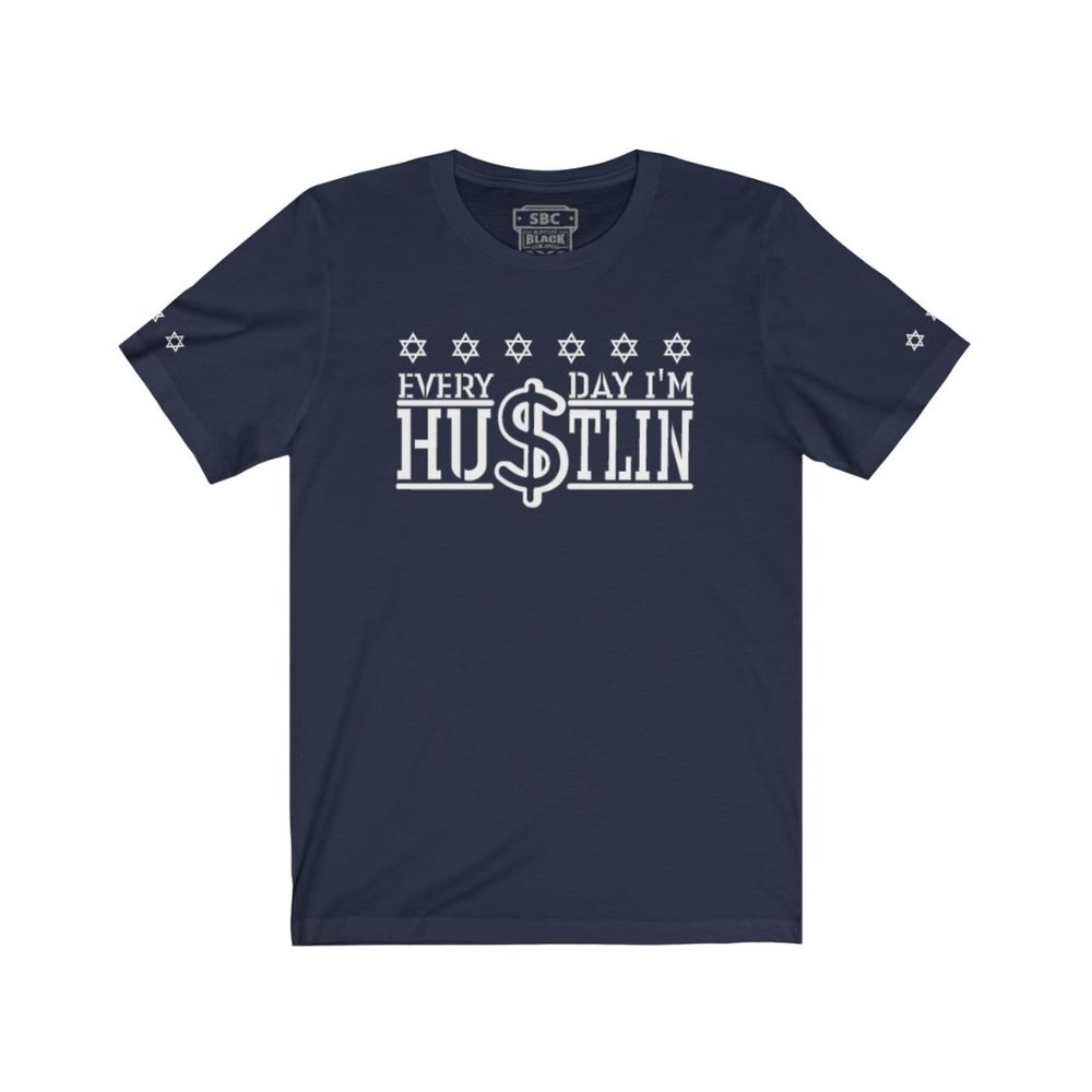SBC Hustlin Short Sleeve Navy Tee